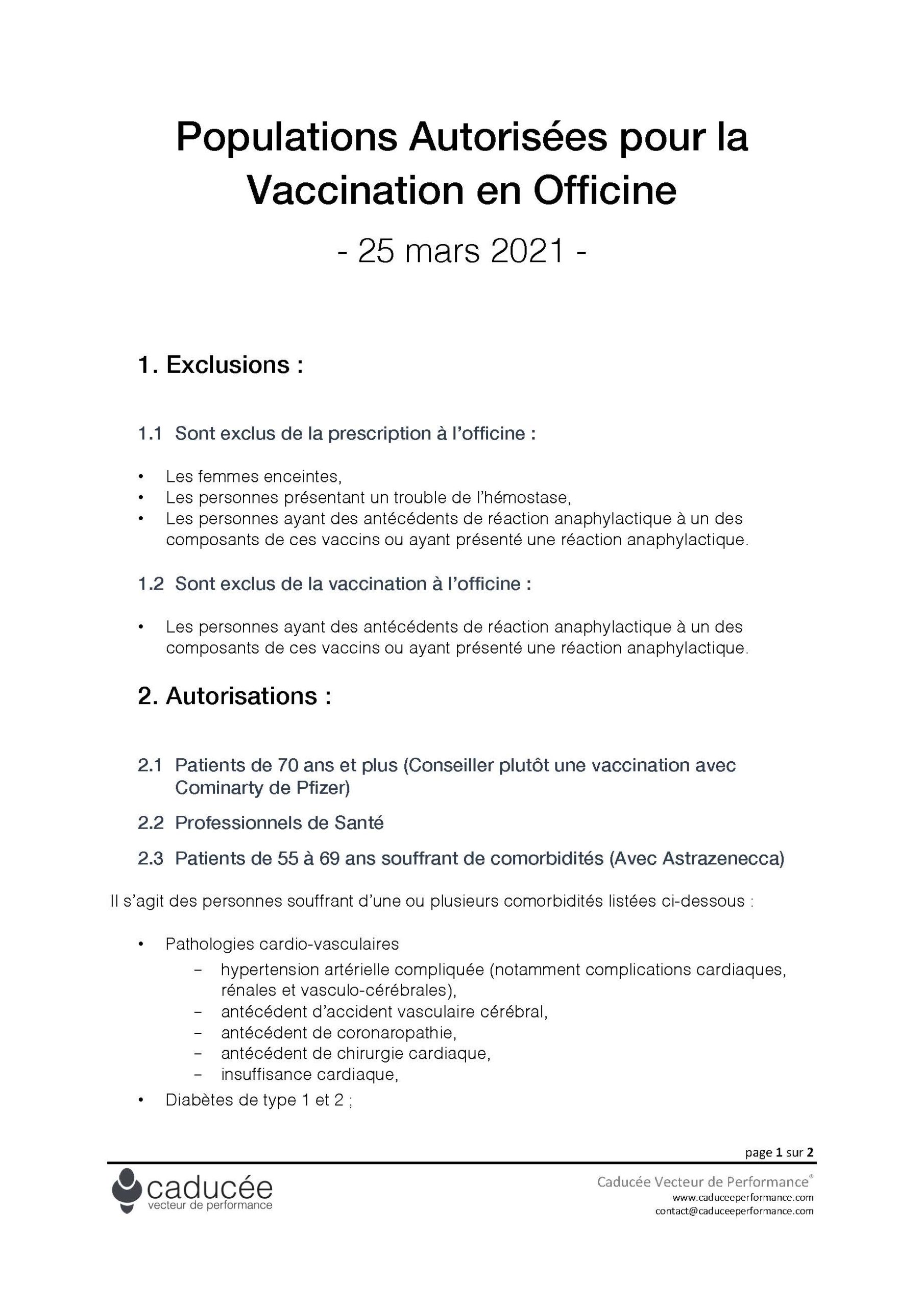 Populations Autorisees pour la Vaccination en Officine Page 1 scaled