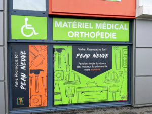 Vitrophanie Travaux Pharmacie Thebault